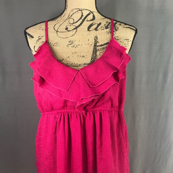 Motherhood Maternity Dresses & Skirts - Magenta Maternity Dress with Pockets